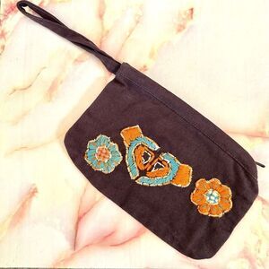 Roxy brown coin purse